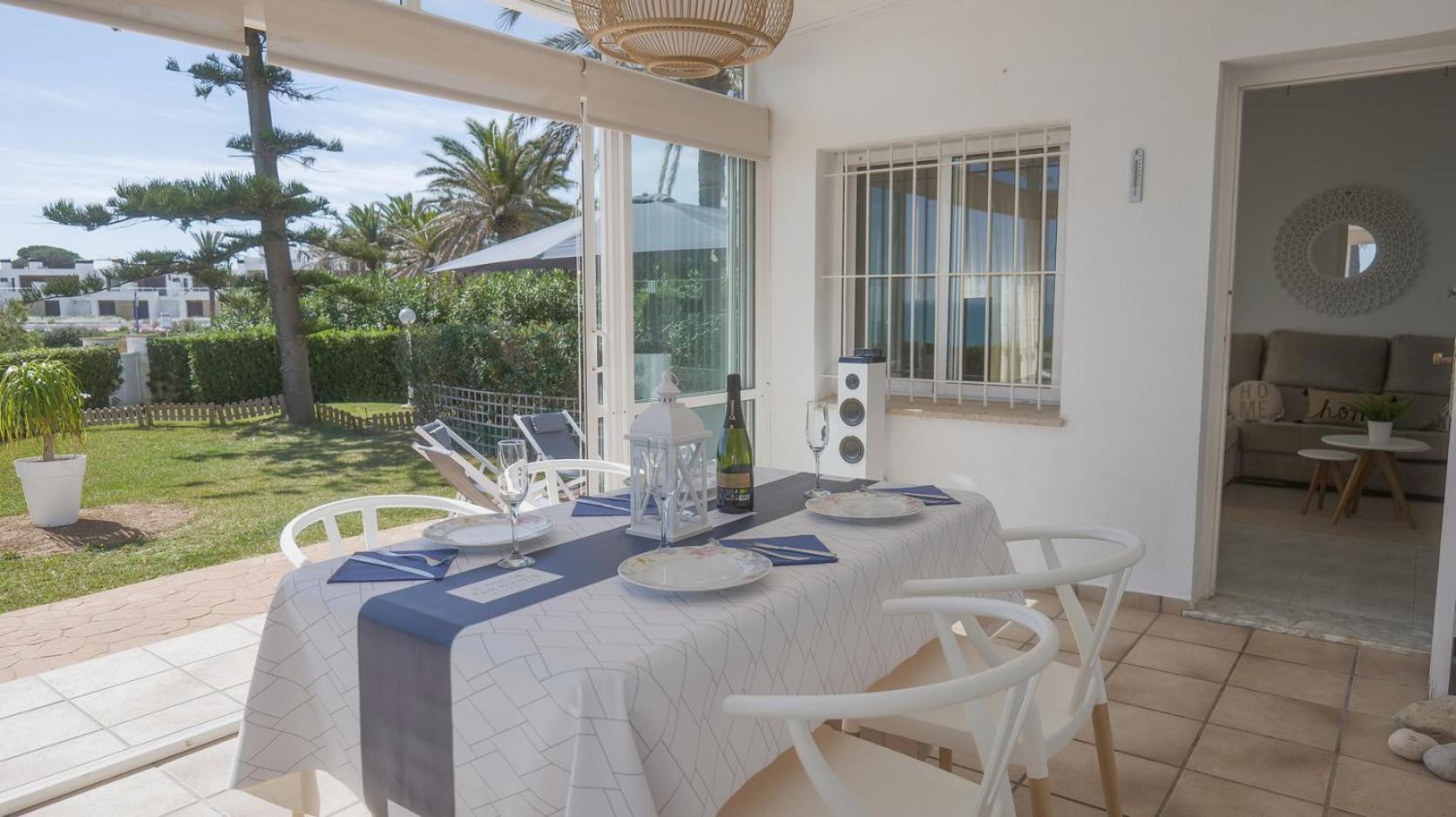 Vila Casa Vesalia A 1A Linea De Mar Con Aa Y Wi-Fi. Vinarós Exteriér fotografie