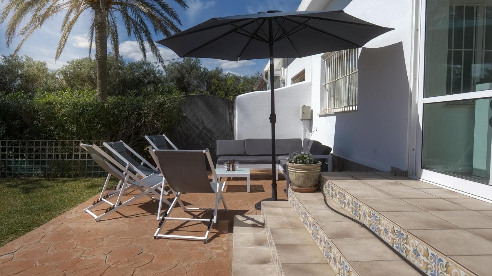 Vila Casa Vesalia A 1A Linea De Mar Con Aa Y Wi-Fi. Vinarós Exteriér fotografie